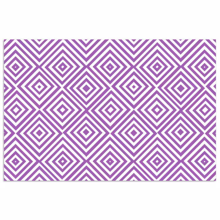 Poster - Paars - Geometrisch - Ruiten - Concentrisch - Patroon — 1