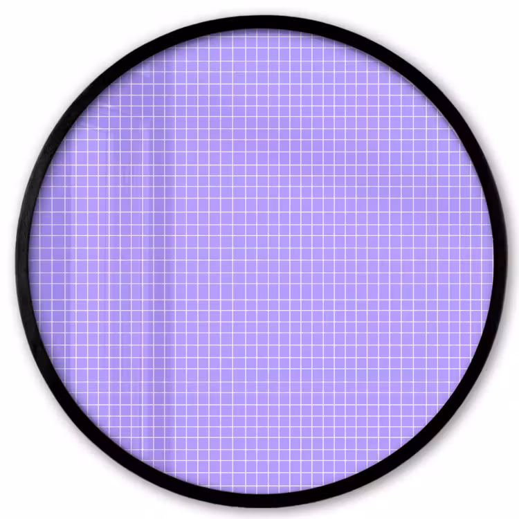 Ronde fotolijst - Paars - Geometrisch - Raster - Minimalistisch - Patroon — 1