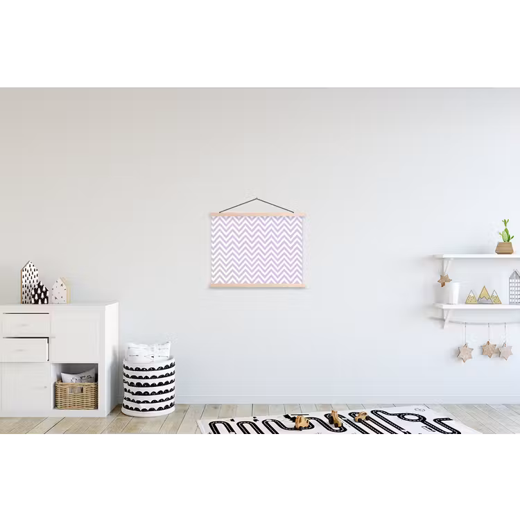 Schoolplaat - Lila - Geometrisch - Chevron - Zigzag - Patroon — 3