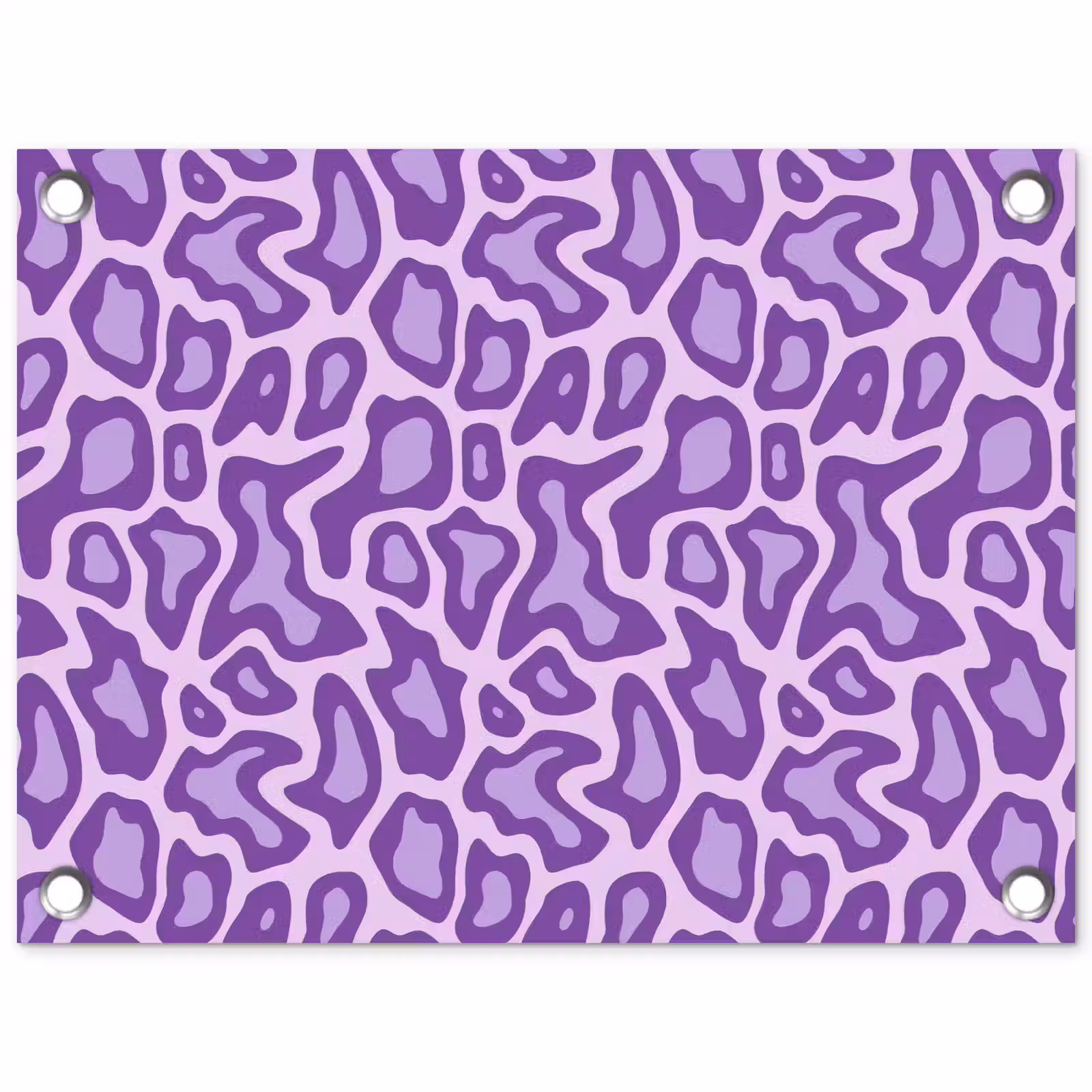 Tuinposter - Paars - Abstract - Luipaard - Vlekken - Groovy - Patroon — 1
