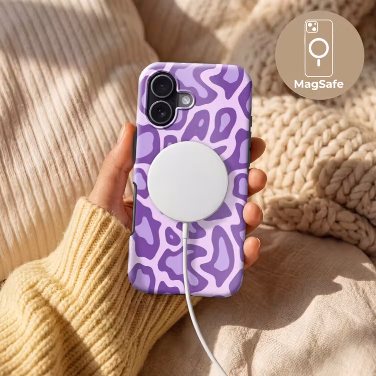 Telefoonhoesje Toughcase - Paars - Abstract - Luipaard - Vlekken - Groovy - Patroon — 8
