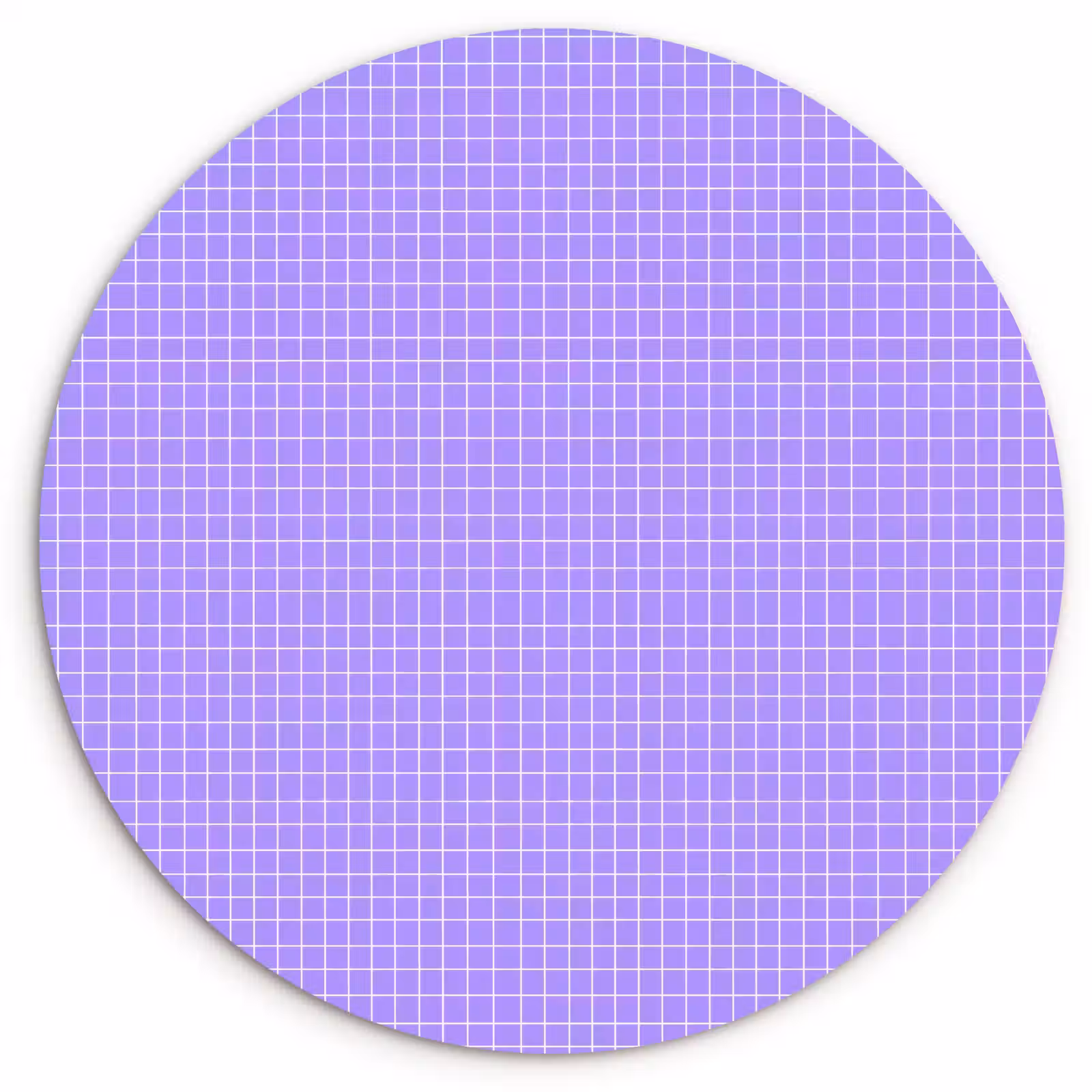 Muurcirkel glas - Paars - Geometrisch - Raster - Minimalistisch - Patroon — 1