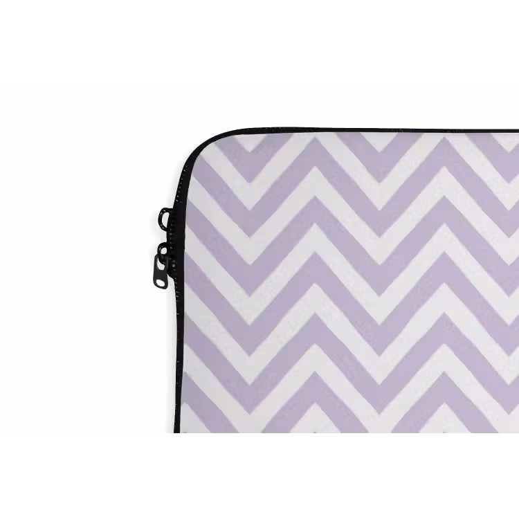 Laptophoes Lila - Geometrisch - Chevron - Zigzag - Patroon — 5