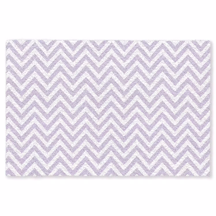 Vloerkleed - Lila - Geometrisch - Chevron - Zigzag - Patroon — 1