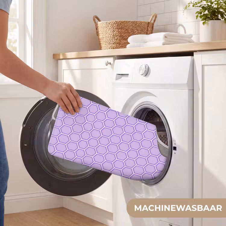 WC Mat - Paars - Geometrisch - Honeycomb - Bijenraat - Patroon — 6
