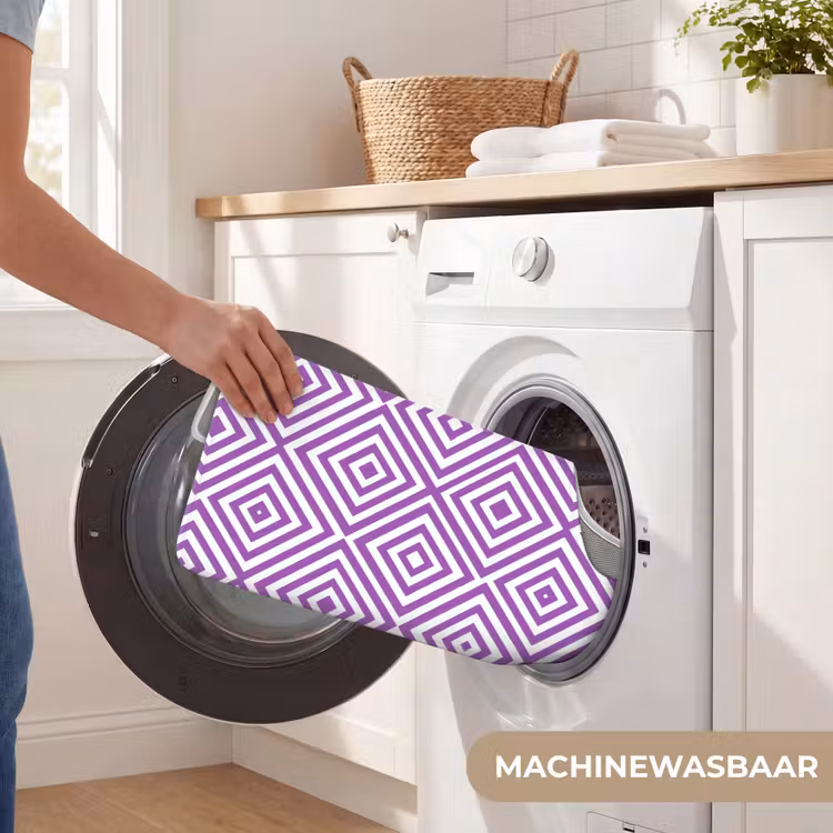 WC Mat - Paars - Geometrisch - Ruiten - Concentrisch - Patroon — 6