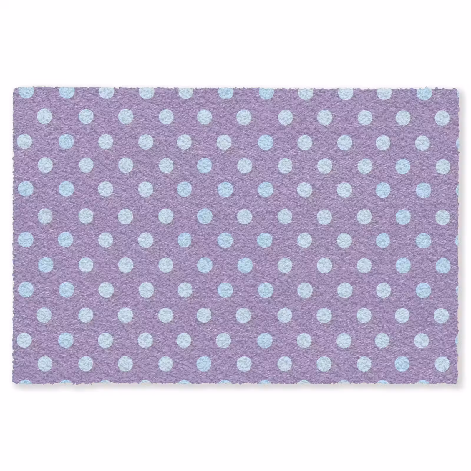 Vloerkleed - Paars - Blauw - Geometrisch - Stippen - Polka Dot - Patroon — 1