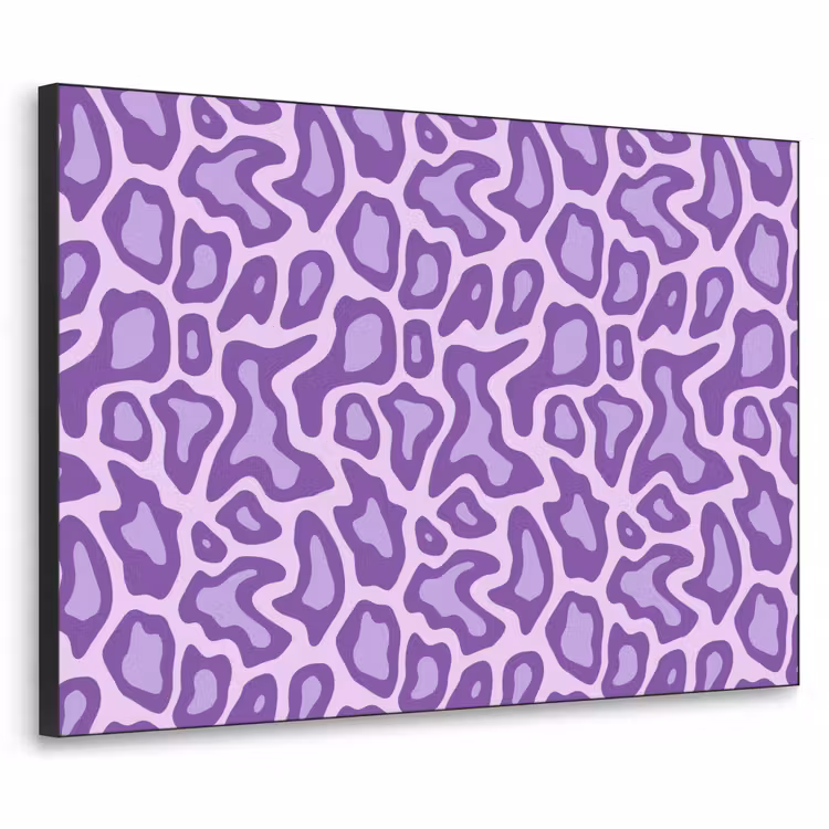 Art frame - Paars - Abstract - Luipaard - Vlekken - Groovy - Patroon — 1
