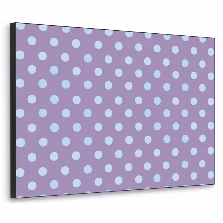 Art frame - Paars - Blauw - Geometrisch - Stippen - Polka Dot - Patroon — 1