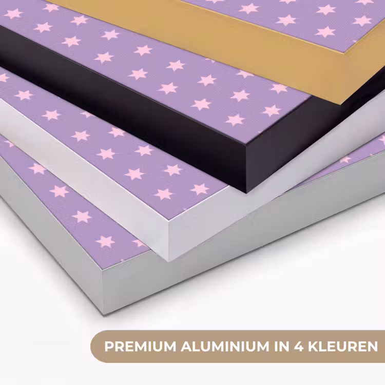 Art frame - Paars - Roze - Sterren - Geometrisch - Patroon — 2