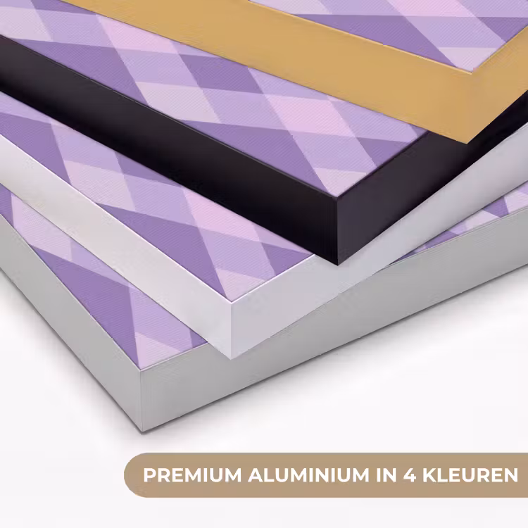 Art frame - Paars - Geometrisch - Ruiten - Argyle - Patroon — 2