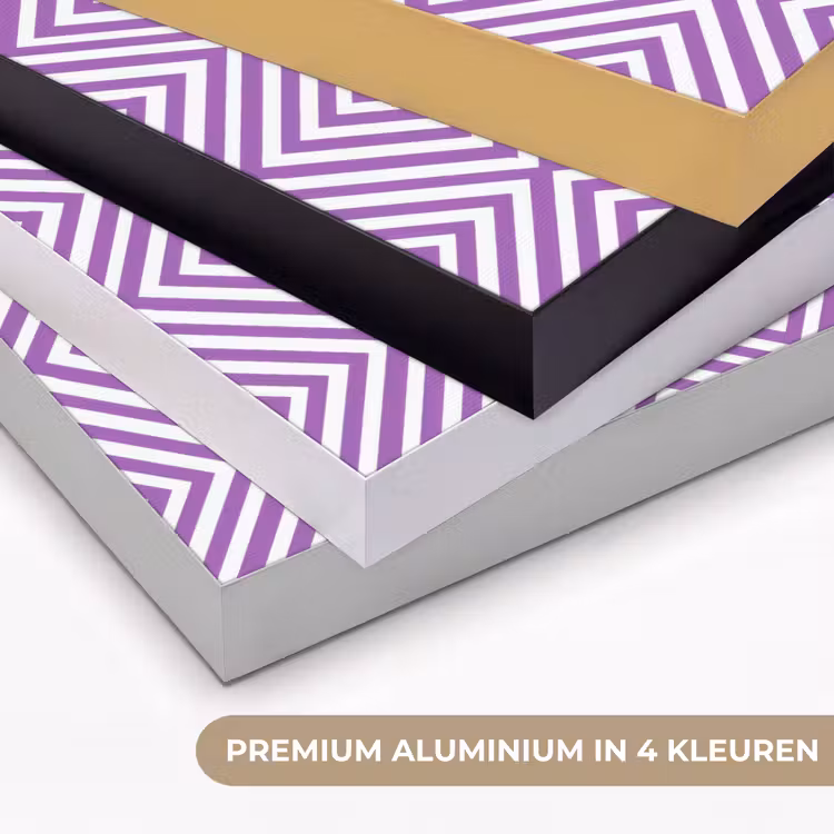 Art frame - Paars - Geometrisch - Ruiten - Concentrisch - Patroon — 2