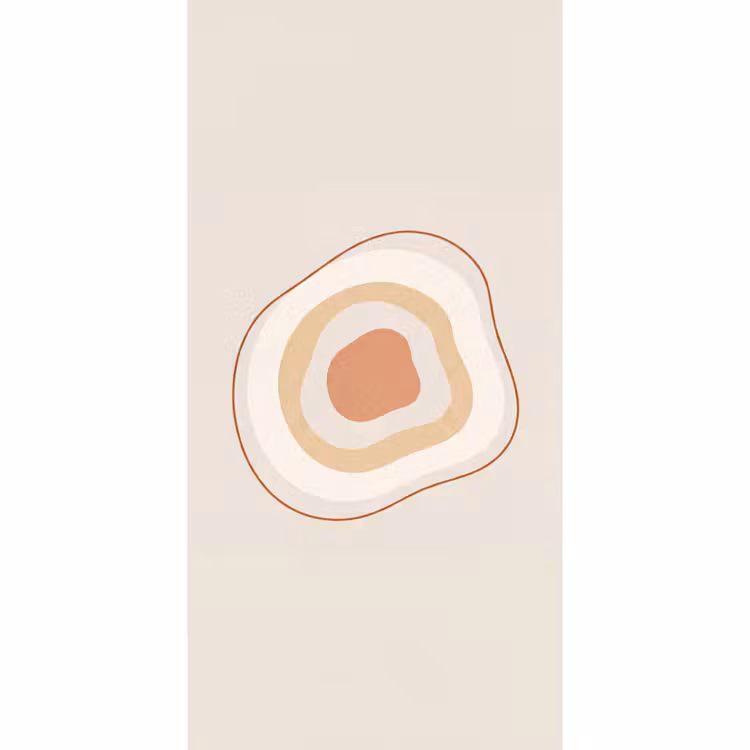 Behang - Abstract - Organisch - Modern - Beige - Kunst — 2
