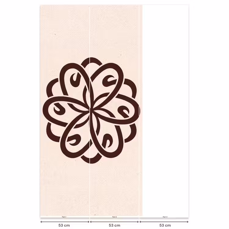 Behang - Patroon - Knoop - Abstract - Modern - Bruin — 6