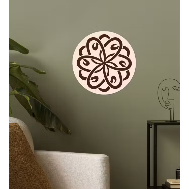 Behangcirkel - Patroon - Knoop - Abstract - Modern - Bruin — 3
