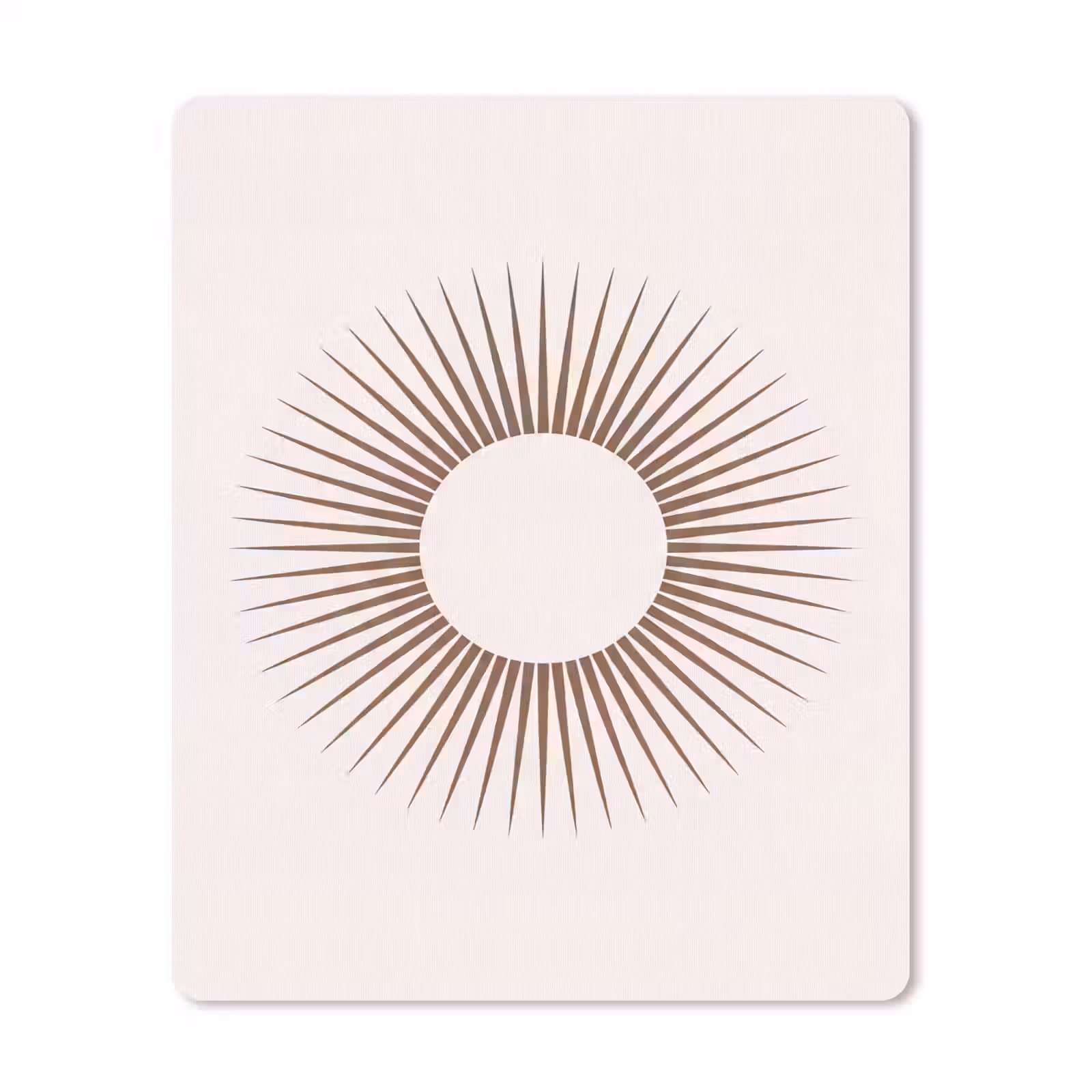 Muismat - Abstract - Zon - Symbool - Modern - Beige — 1