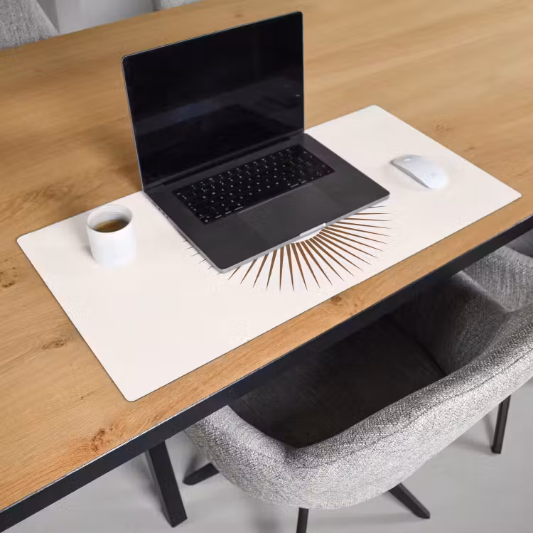 Bureau onderlegger - Abstract - Zon - Symbool - Modern - Beige — 3