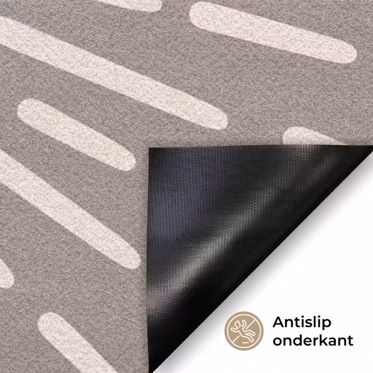 Deurmat - Patroon - Stralen - Abstract - Modern - Grijs — 6