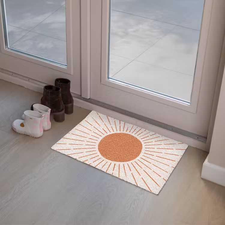 Deurmat - Zon - Stralen - Abstract - Terracotta - Modern — 8