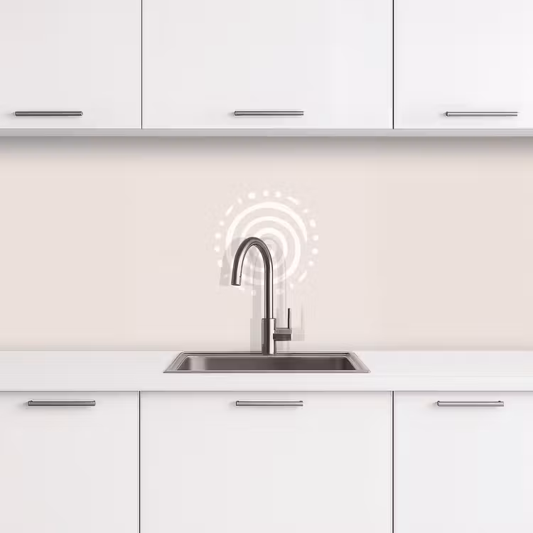 Keuken achterwand - Symbool - Spiraal - Abstract - Minimalistisch - Beige — 4