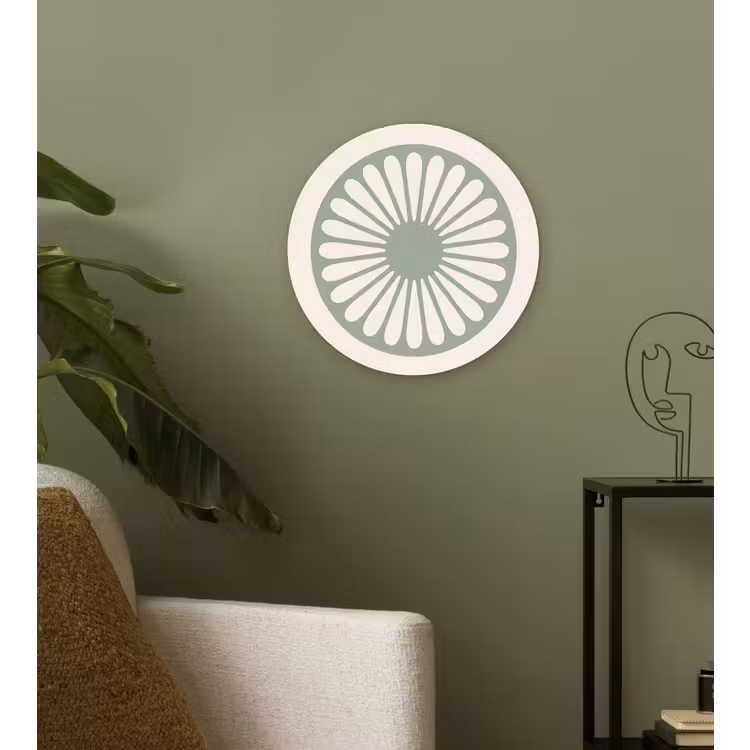 Muurcirkel - Abstract - Patroon - Radiaal - Modern - Groen — 3