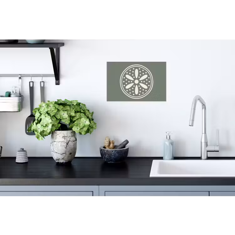 Muursticker - Patroon - Cirkel - Abstract - Groen - Decoratie — 2