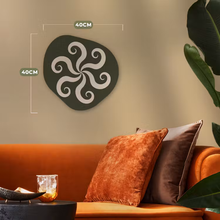 Organisch schilderij forex - Patroon - Spiraal - Abstract - Modern - Groen — 4