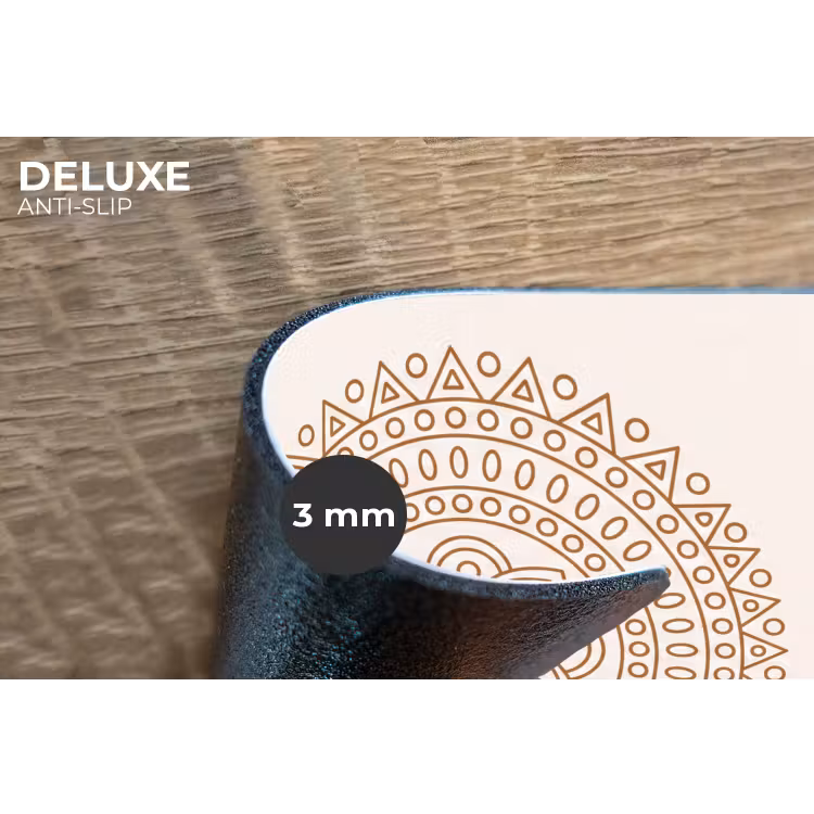 Placemat - 6 stuks - Mandala - Geometrisch - Abstract - Oosters - Bruin — 4