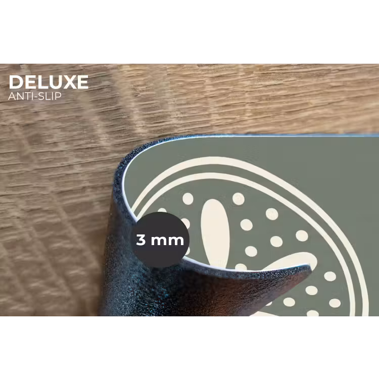 Placemat - 6 stuks - Patroon - Cirkel - Abstract - Groen - Decoratie — 4