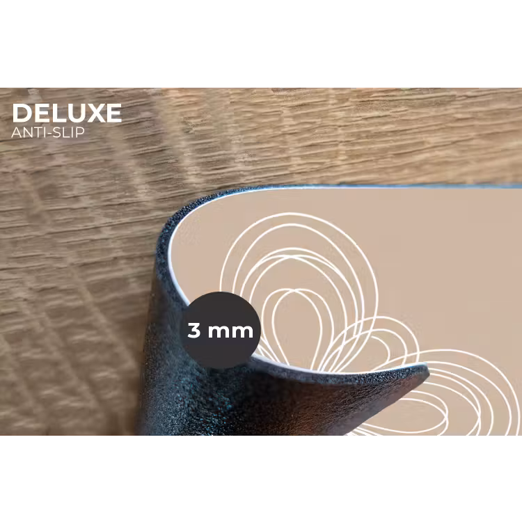 Placemat - 6 stuks - Patroon - Lijnen - Abstract - Minimalistisch - Beige — 4