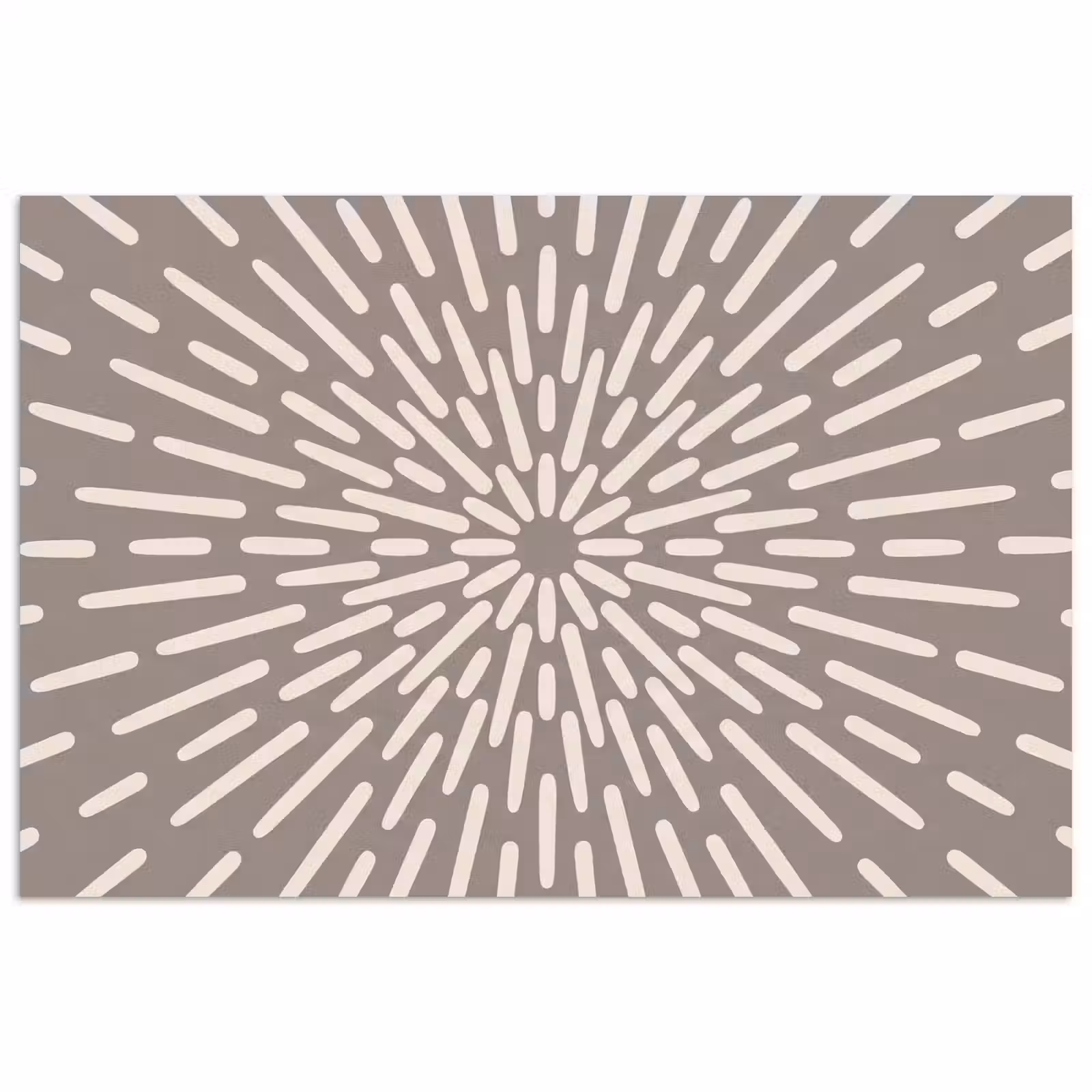 Poster - Patroon - Stralen - Abstract - Modern - Grijs — 1