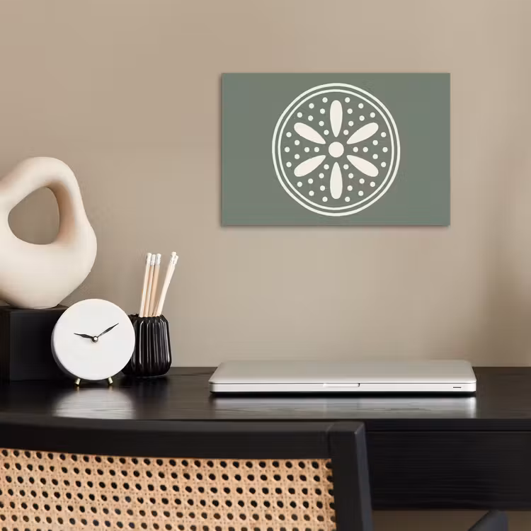 Poster - Patroon - Cirkel - Abstract - Groen - Decoratie — 2