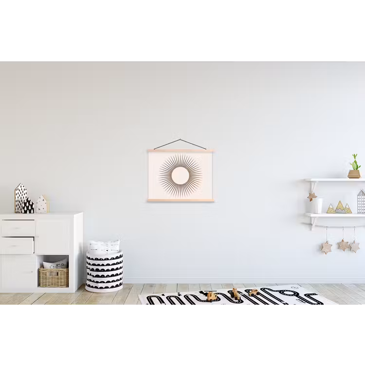 Schoolplaat - Abstract - Zon - Symbool - Modern - Beige — 3