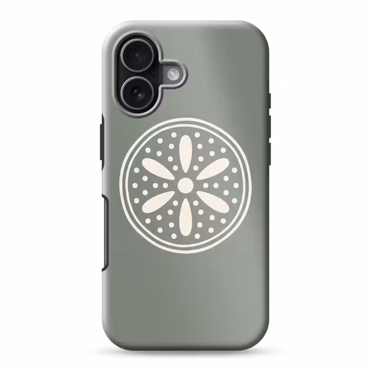 Telefoonhoesje Toughcase - Patroon - Cirkel - Abstract - Groen - Decoratie — 1