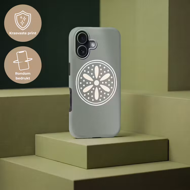 Telefoonhoesje Toughcase - Patroon - Cirkel - Abstract - Groen - Decoratie — 7