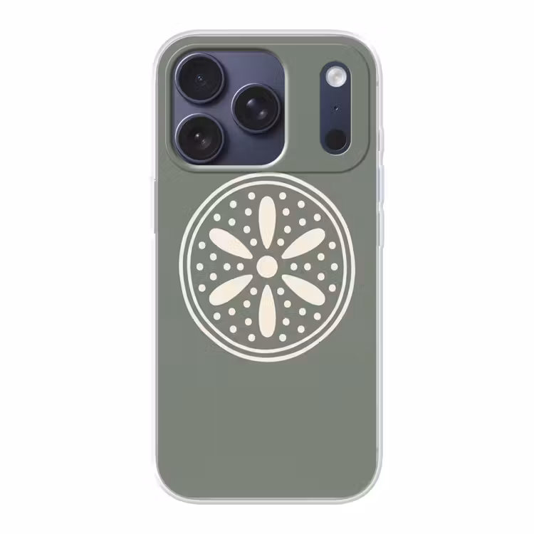 Telefoonhoesje - Patroon - Cirkel - Abstract - Groen - Decoratie — 1