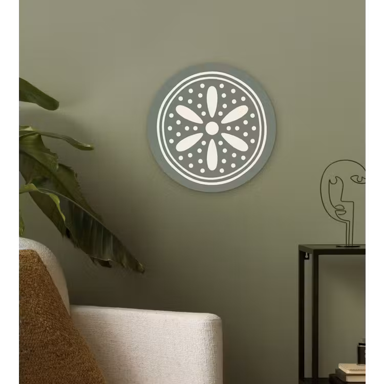 Muurcirkel glas - Patroon - Cirkel - Abstract - Groen - Decoratie — 3