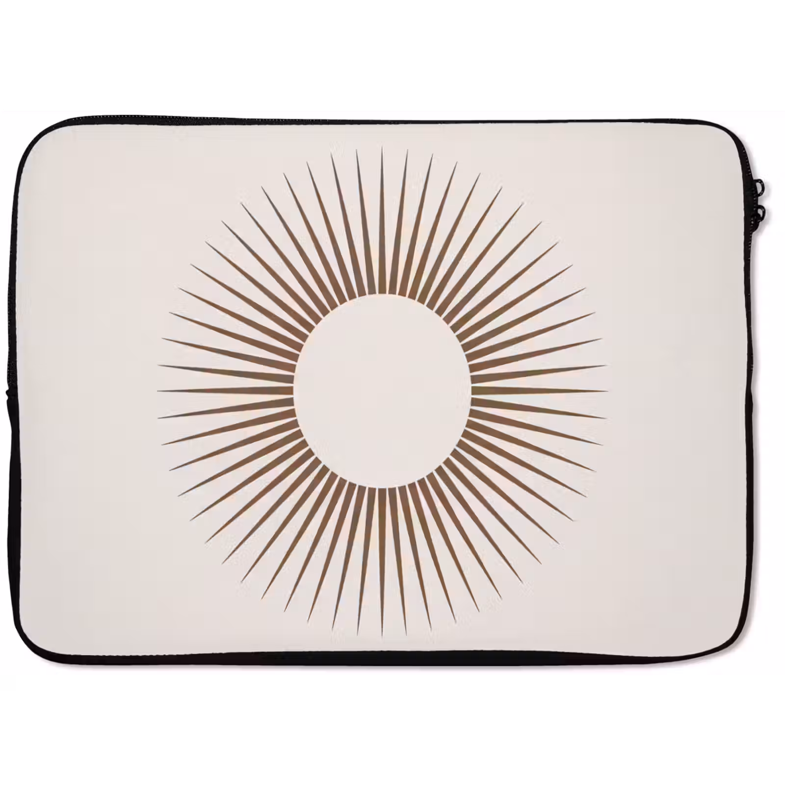 Laptophoes Abstract - Zon - Symbool - Modern - Beige — 1