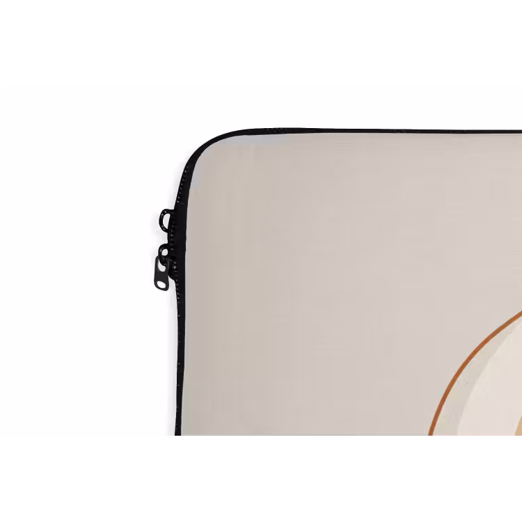 Laptophoes Abstract - Organisch - Modern - Beige - Kunst — 5