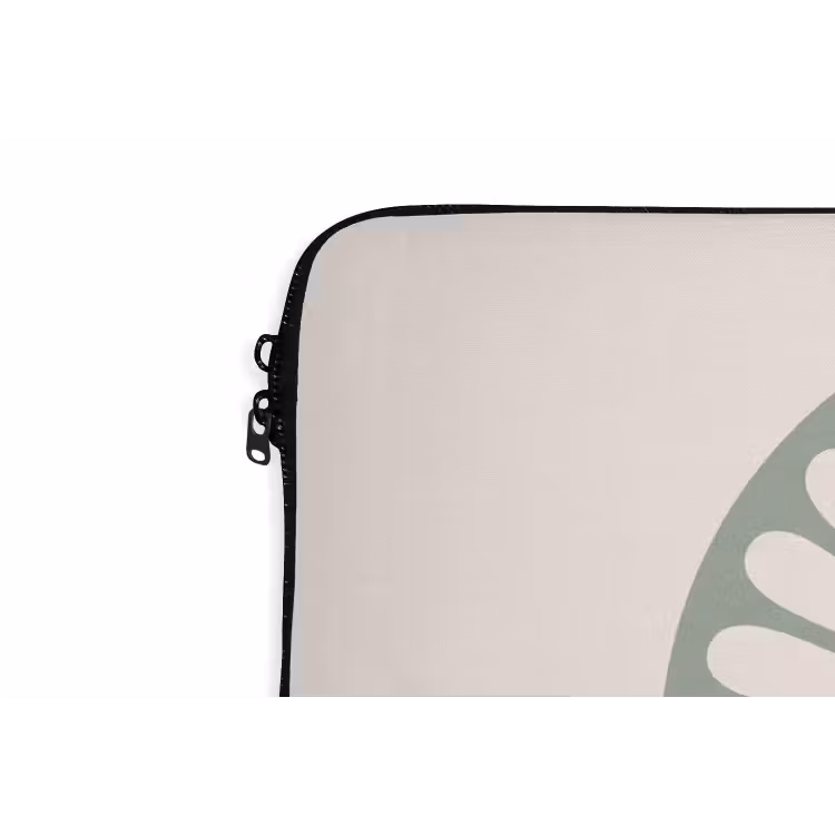 Laptophoes Abstract - Patroon - Radiaal - Modern - Groen — 5