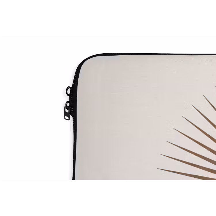 Laptophoes Abstract - Zon - Symbool - Modern - Beige — 5