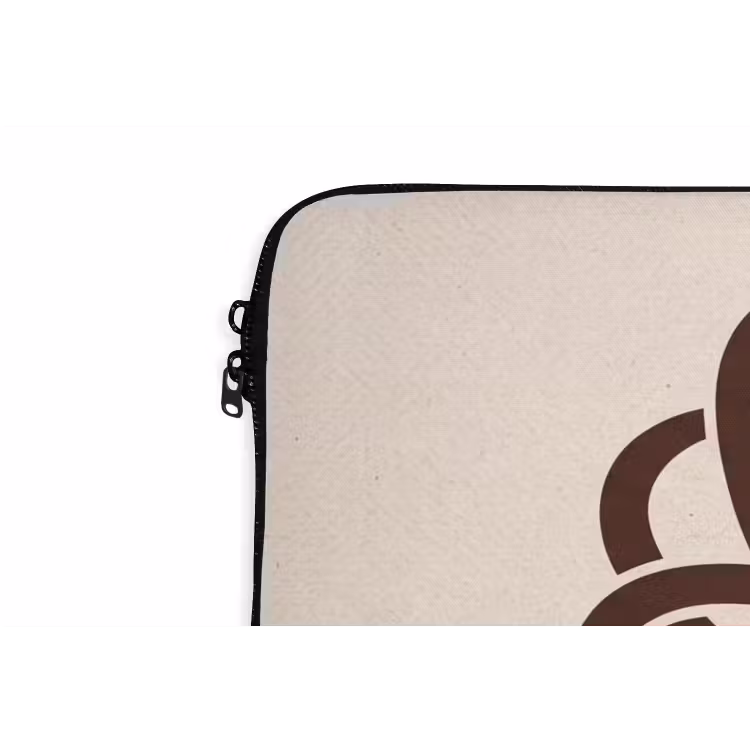 Laptophoes Patroon - Knoop - Abstract - Modern - Bruin — 5