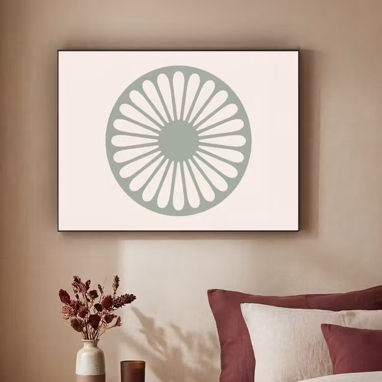 Art frame - Abstract - Patroon - Radiaal - Modern - Groen — 3