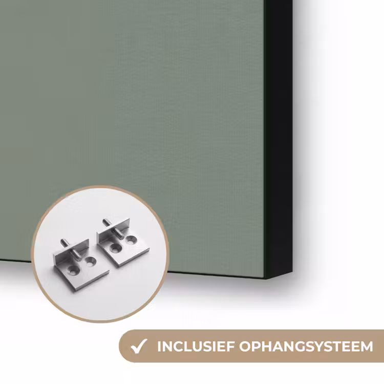 Art frame - Patroon - Cirkel - Abstract - Groen - Decoratie — 6