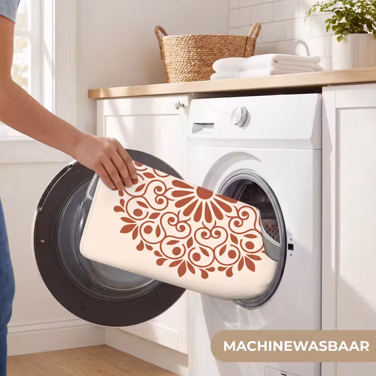 WC Mat - Decoratie - Cirkel - Symmetrisch - Modern - Roodbruin — 6