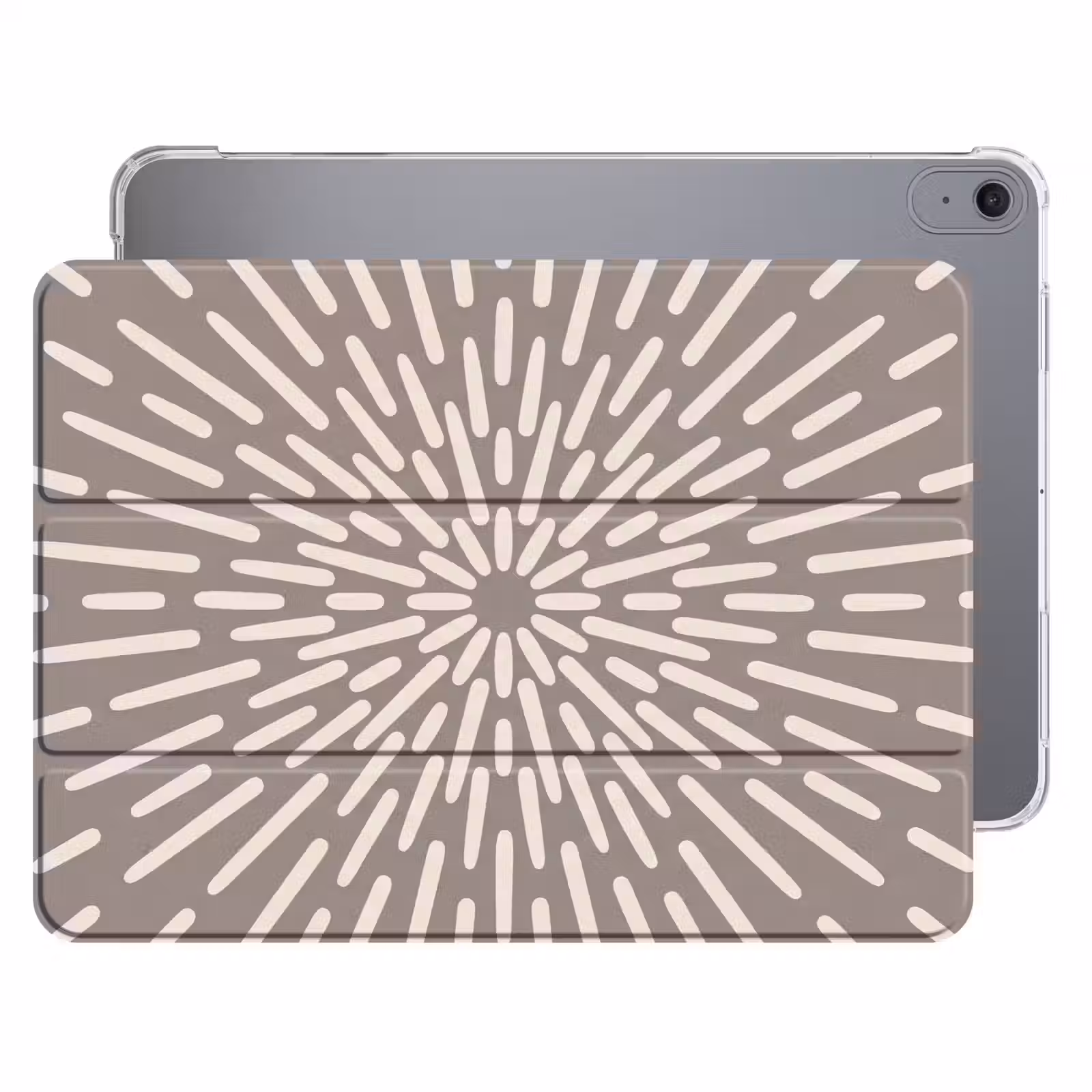 Patroon - Stralen - Abstract - Modern - Grijs — 1