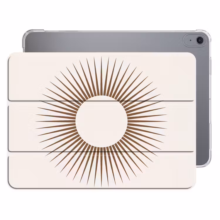Abstract - Zon - Symbool - Modern - Beige — 1