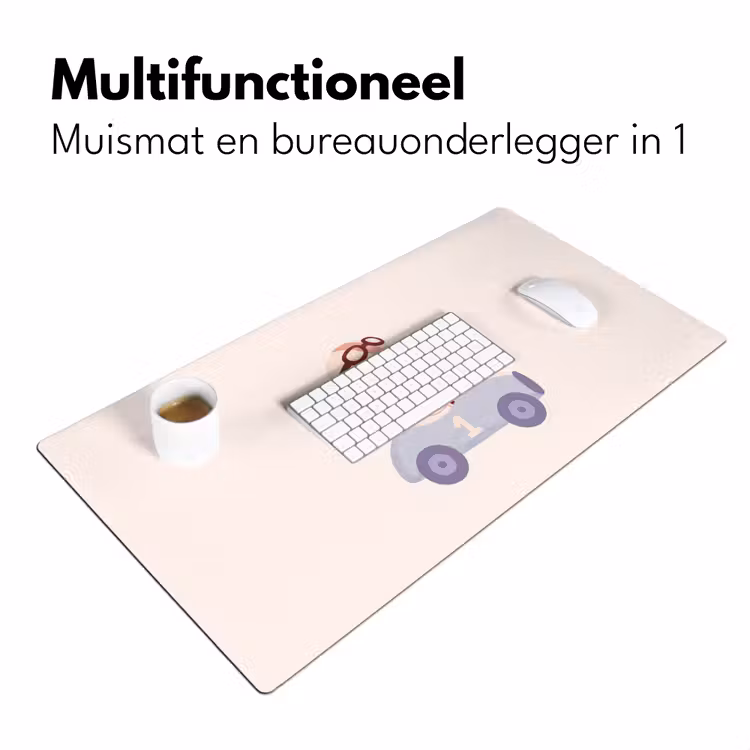 Bureau onderlegger - Beer - Auto - Kinderkamer - Cartoon - Speels — 7