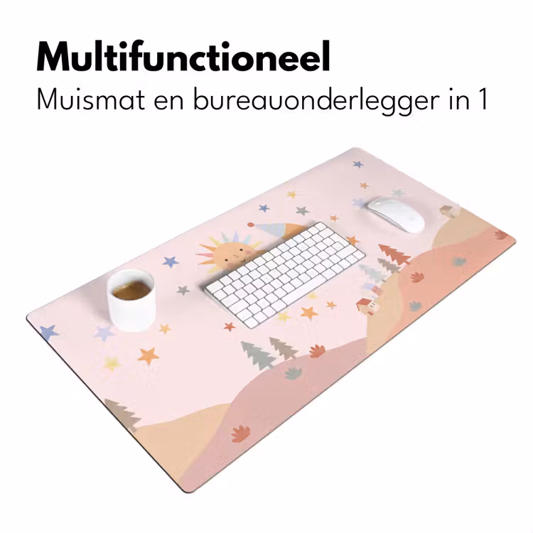 Bureau onderlegger - Zon - Maan - Sterren - Kinderkamer - Pastel — 7