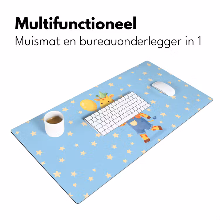 Bureau onderlegger - Dieren - Giraffe - Ballon - Feest - Kinderkamer — 7
